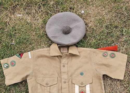 Vintage boy scout - boy, wool