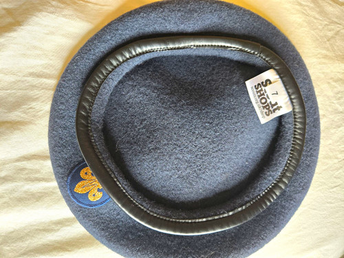 Dark blue air - blue, beret