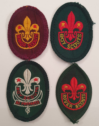 Boy scout badges patches - badges,