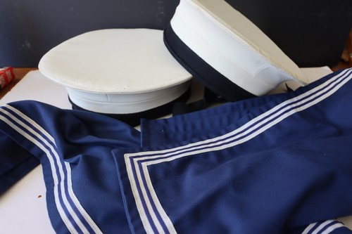 Two sailors hats - two,