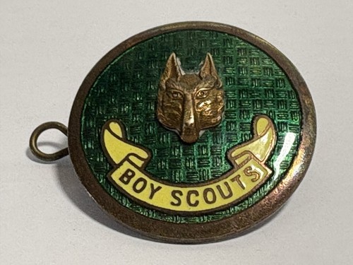 Vintage boy scouts wolf - vintage, cubs