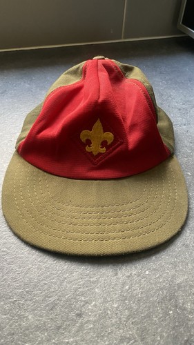 Vintage boy scout green red - vintage, green/red